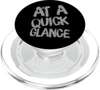 Texte Humoristique drôle pour Les Gens drôle en Un Coup d'œil Rapide PopSockets PopGrip pour MagSafe