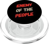 Texte Humoristique drôle pour Les Gens drôle Ennemi du Peuple PopSockets PopGrip pour MagSafe