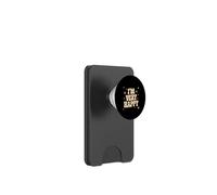 Texte Humoristique drôle pour Les Gens drôle Je suis très Heureux PopSockets PopWallet pour MagSafe