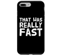 Texte Humoristique drôle pour Les Gens drôle Qui était Vraiment Rapide Coque pour iPhone 7 Plus/8 Plus