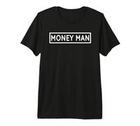 Texte Minimaliste Audacieux de Money Man T-Shirt Haut de Gamme
