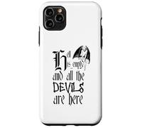 Texte Noir « Hell is Empty and All The Devils are Here » Coque pour iPhone 11 Pro Max