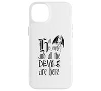 Texte Noir « Hell is Empty and All The Devils are Here » Coque pour iPhone 14 Plus