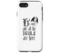 Texte Noir « Hell is Empty and All The Devils are Here » Coque pour iPhone SE (2020) / 7/8