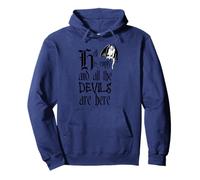 Texte Noir « Hell is Empty and All The Devils are Here » Sweat à Capuche
