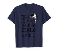 Texte Noir « Hell is Empty and All The Devils are Here » T-Shirt