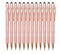 Texte personnalisé biros personnalisés, jusqu'à 1000 stylos personnalisés en vrac, écrivez votre nom, texte, message Stylet 2 en 1 pour entreprise, remise de diplôme, célébration d'anniversaire