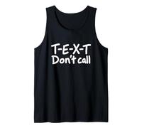 Texte Sarcastique Don't Call Phone Avoider Humour Introverti Débardeur