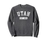 Texte Vintage Blanc Classique de l'Utah, édition 1896 Sweatshirt