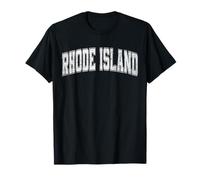 Texte Vintage Blanc rétro du Rhode Island T-Shirt