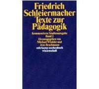 Texte Zur Padagogik Friedrich Schleiermacher, Jens Brachmann, Michael Winkler (Auteur)