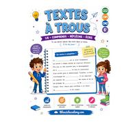 Textes à trous: 40 textes à trous sur les thèmes les plus connus au monde