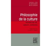 Textes clés de philosophie de la culture - Hans Blumenberg - Vrin - broché - Etude
