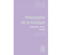 Textes clés de philosophie de la musique Imitation, sens, forme - Florence Fabre - Vrin - broché - Scolaire / Universitaire