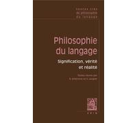Textes clés de philosophie du langage Vol.I: Signification, vérité et réalité - Bruno Ambroise - Vrin - broché - Essai