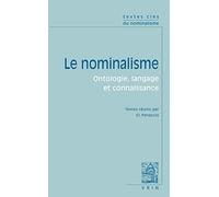 Textes clés du nominalisme. Ontologie, langage, connaissance