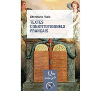 Textes constitutionnels français
