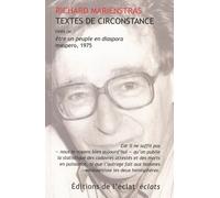 Textes de circonstance: Extrait de "Etre un peuple en diaspora", Maspero, 1975