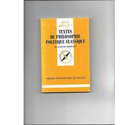 Textes de philosophie politique classique