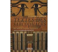 Textes des sarcophages du Moyen Empire égyptien: Coffret 3 volumes