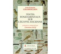 Textes fondamentaux sur l'Egypte
