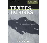Textes-Images - Actes Du 4e Colloque Interdisciplinaire Icône-Image, Musées D'auxerre, Les 5, 6 Et 7 Juillet 2007