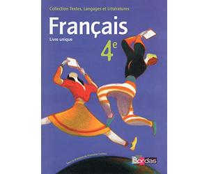Textes, langages et littératures 4e • Livre unique