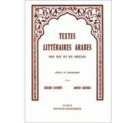 Textes littéraires arabes des XIXe et XXe siècles - Ameur Ghedira - Klincksieck - Livre