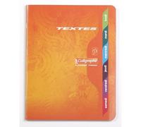 Textes piqué 7000 17x22 cm 120 pages grands carreaux 70 g - Assortis
