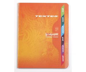 Textes piqué 7000 17x22 cm 120 pages grands carreaux 70 g - Assortis