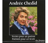 Textes pour un poème, poèmes pour un texte - Andrée Chedid - Des Femmes - Antoinette Fouque - Livre CD - Textes lus CD