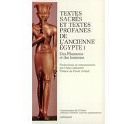 Anonyme – Textes sacrés et textes profanes de l'ancienne Égypte – Des Pharaons et des hommes – Livre