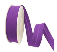 TEXTEX = Ruban de 30 mm de largeur. 50 % coton et 50 % polyester. Pièce de 10 m - (Violet)