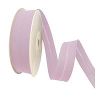 TEXTEX = Ruban de biais de 40 mm de large. 50 % coton et 50 % polyester. Pièce de 10 m - (Lilas)