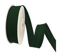 TEXTEX = Ruban décoratif de 30 mm de large. 50 % coton et 50 % polyester. Pièce de 10 m - (Vert bouteille)