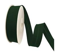 TEXTEX = Ruban décoratif de 40 mm de large. 50 % coton et 50 % polyester. Pièce de 10 m - (Vert bouteille)