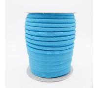 TEXTEX = Ruban Passepoil pour Coudre des Vêtements et des Textiles. Composition Polyester 50% et Coton 50%. Rabat de 10 mm de Large. Pièces de 10 Mètres - (Bleu Ciel)