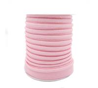 TEXTEX = Ruban Passepoil pour Coudre des Vêtements et des Textiles. Composition Polyester 50% et Coton 50%. Rabat de 10 mm de Large. Pièces de 10 Mètres - (Rose)