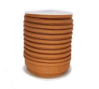 TEXTEX = Ruban Passepoil pour Coudre des Vêtements et des Textiles. Composition Polyester 50% et Coton 50%. Rabat de 10 mm de Large. Pièces de 10 Mètres - (Brun)