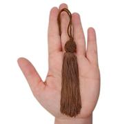 TEXTEX = Tête de Turc Cuquillo Tassel. 10 cm de Long. 100% Rayonne. Sachet de 5 Unités - (Brun)