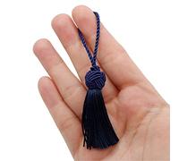 TEXTEX = Tête de Turc Cuquillo Tassel. 5 cm de Long. 100% Rayonne. Sachet de 5 Unités - (Bleu Marine)