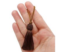 TEXTEX = Tête de Turc Cuquillo Tassel. 5 cm de Long. 100% Rayonne. Sachet de 5 Unités - (Brun)
