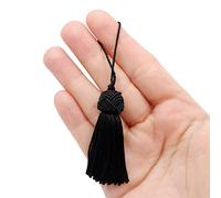 TEXTEX = Tête de Turc Cuquillo Tassel. 5 cm de Long. 100% Rayonne. Sachet de 5 Unités - (Noir)