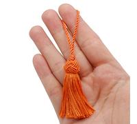 TEXTEX = Tête de Turc Cuquillo Tassel. 5 cm de Long. 100% Rayonne. Sachet de 5 Unités - (Orange)
