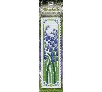Textile Heritage Bluebells Counted Cross Stitch Bookmark Kit by Textile Heritage