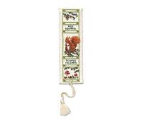 Textile Heritage Collection Cross Stitch Bookmark Kit - Red Squirrel by Textile Heritage