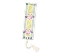 Textile Heritage Collection Kit de broderie au point de croix pour marque-Page Motif Rose Mackintosh