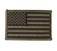 Textile Insigne US Drapeau, desert, olive, de couleur, ACU - Olive
