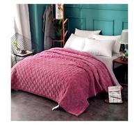 Textiles de Maison Hiver Chaud épais Velours Couvre-lit Drap Housse Matelas Ensemble draps King Queen Simple(11,200X220CM-bed Sheet)