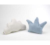 Textiles Mora Lot de 2 coussins pour bébé D20 Bleu